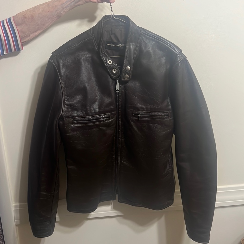 Harley Davidson leather coat